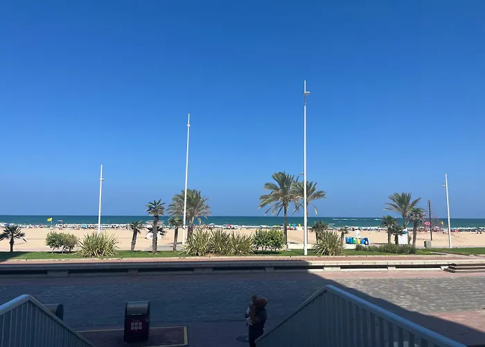 Apartamento 1ª Linea De Playa - Con Piscina Y Parking